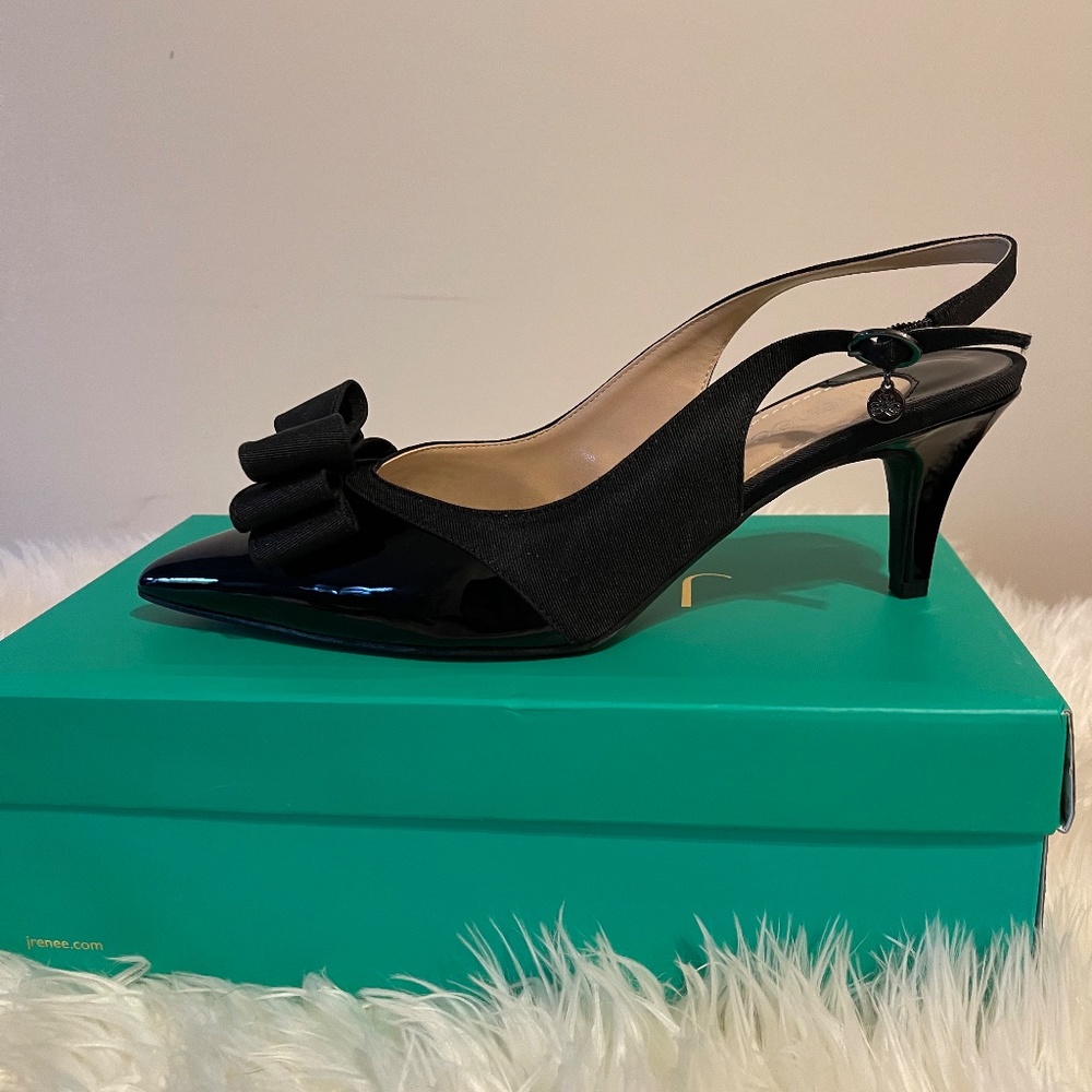 J.Renee Gabino Slingback Pump with Bow